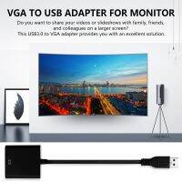 (ร้อน) พรีเมี่ยม USB 3.0เพื่อแปลงอะแดปเตอร์ VGA,Full HD การ์ดแสดงผลภายนอกหลายจอภาพอะแดปเตอร์ USB เป็น VGA อะแดปเตอร์แปลงสนับสนุน