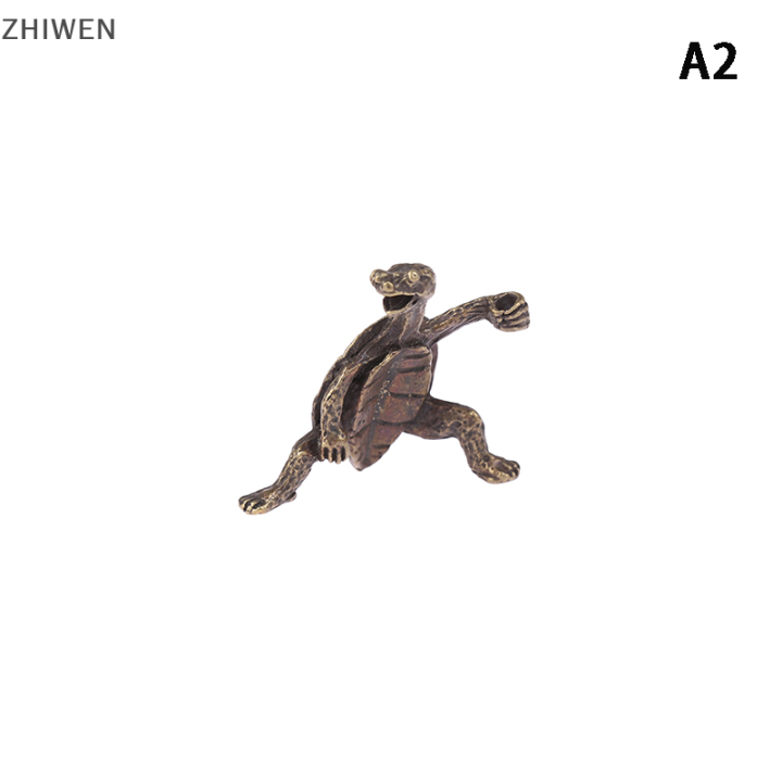 zhiwen-ที่ใส่ธูปโลหะรูปทรงเต่าขนาดเล็กที่ใส่ธูปเครื่องหอม