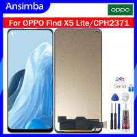 Ansimba TFT 6.43นิ้วสำหรับออปโป้ไฟนด์ X5 Lite จอแสดงผล LCD CPH2371หน้าจอสัมผัส LCD Digitizer ชิ้นส่วนประกอบอะไหล่สำหรับค้นหา X5 Lite