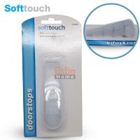 ( ของแท้ 100% )ลิ่มกันบานประตู สีขาว ใส  Soft Touch 2180 (พลาสติก)