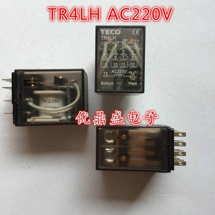 ใหม่-ของแท้-vgn-teco-หยวนตะวันออก-tr4lh-3a-ac220v-ถ่ายทอดกลางจุดใหม่