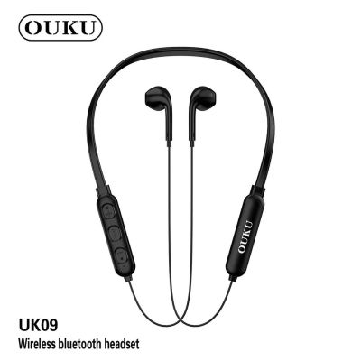 OUKU UK09 หูฟังไร้สายบลูทูธ 5.0 หูฟังคล้องคอ Wireless bluetooth