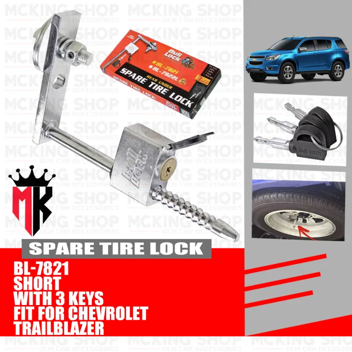 Spare Tire Lock Rear Under Anti Theft with 3 keys BL-7821 (For