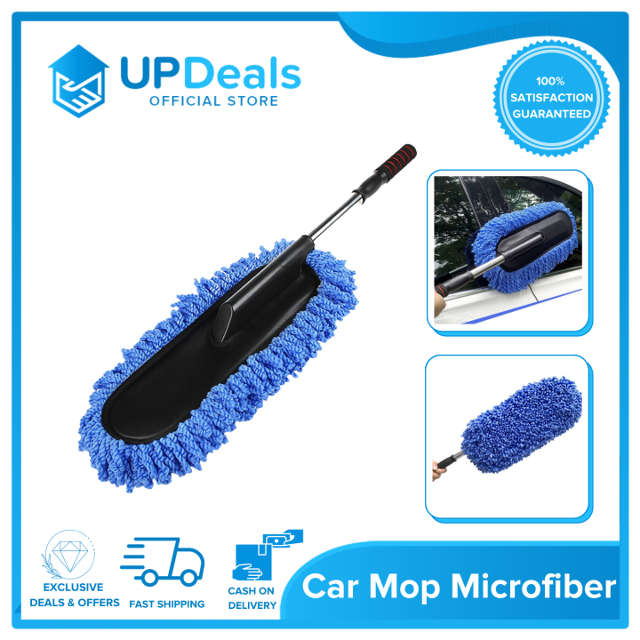 UPDeals Extendable Car Mop Microfiber Automotive Mop Cleaner Lazada PH