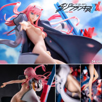 Model โมเดล Figure ฟิกเกอร์ จากการ์ตูนเรื่อง Darling in the Franxx ดาร์ลิงอินเดอะแฟร๊งซ์ สงครามบุปผาจักรกล Zero Two ซีโร่ทรู 1/7 สูง 34 cm Ver Anime ของสะสมหายาก อนิเมะ การ์ตูน มังงะ คอลเลกชัน ของขวัญ Gift จากการ์ตูนดังญี่ปุ่น New Collection manga