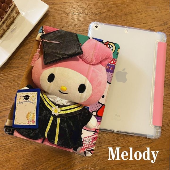 sanrio-เคสป้องกัน-ipad-melody-รุ่น9มินิ6-4-ipad-5พับ11ปากกาสามช่องใส่-ipad-ฝาครอบ10-2แอร์โปร