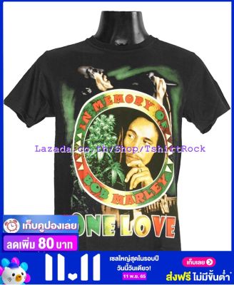 เสื้อวง BOB MARLEY บ็อบ มาร์เลย์ ไซส์ยุโรป เสื้อยืดวงดนตรีร็อค เสื้อร็อค  TDB6025 สินค้าในประเทศ