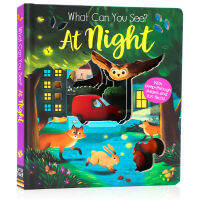 What can you see at night? What can you see at night? The scenery seen at night is exquisitely hollowed out. Childrens English Enlightenment parent-child bedtime reading materials