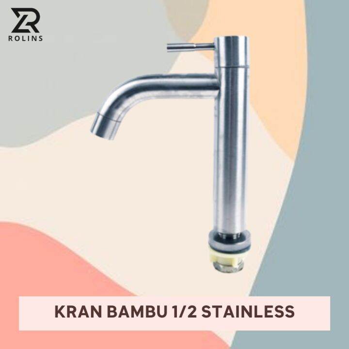 Kran Washtafel Bambu Stainless Sus Kran Wastafel Ori Lazada