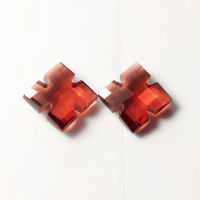 1.40 ct โรโดไลท์ (Rhodolite Garnet) สี่เหลี่ยม แม่ลายประจำยาม