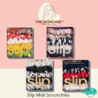 TheSkincare.TH | SLIP Midi Scrunchies ยางรัดผม ขนาดกลาง ไหมมัลเบอรี่แท้ นุ่มละมุน ไม่ทำให้ผมหักงอ