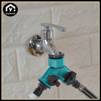 ตัวเชื่อมต่ออะแดปเตอร์ Y Shunt ในครัวเรือน Garden Hose Faucet สวิตช์เปิด / ปิดอุปกรณ์ท่อวาล์ว