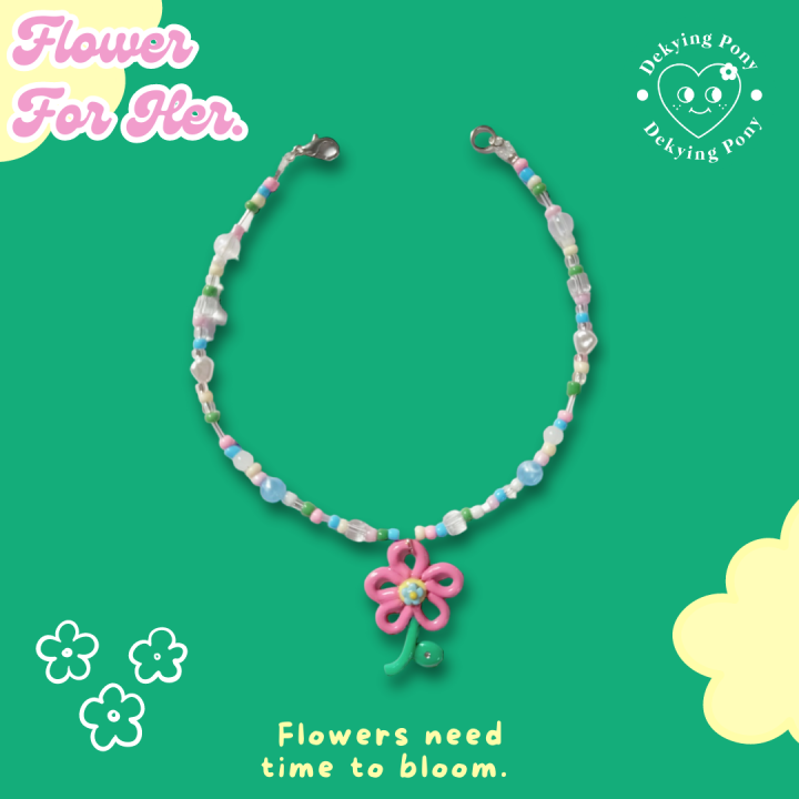 สร้อยดินปั้น-สร้อยดอกไม้-สร้อยคอ-สร้อยลูกปัด-flower-for-her-made-to-order