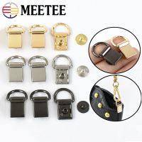 10/20Pcs Metal Bag Side Clip Buckles D Ring Screws Handbag Chain Hanger Clasps Leather Strap Connector Hook DIY Repair Hardware