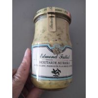 ?New Arrival? Edmond Fallot Basil Dijon Mustard ซอสมัสตาร์ด ผสม เบซิล เอ็ดมงฟาโล 205 กรัม  ??