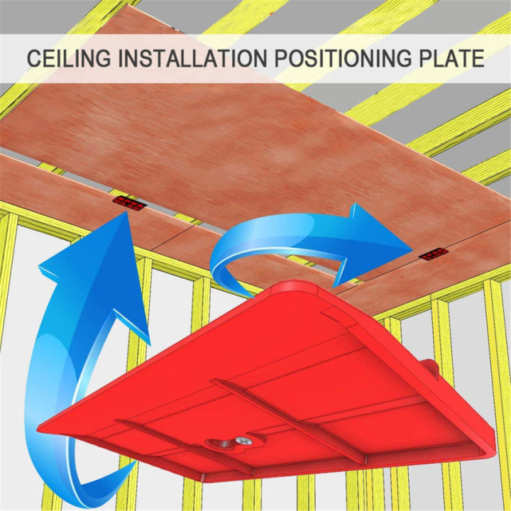 2pcs-drywallเครื่องมือติดตั้งplasterboardยึดห้องเครื่องมือเพดานลาดอุปกรณ์ตกแต่งผนังเครื่องมือช่างไม้เพดานตำแหน่งแผ่น