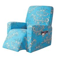 Printed Recliner Sofa Cover Elastic Armchair Protector Non-slip Couch Cover All-inclusive Recliner Slipcover Relax Chair Cover