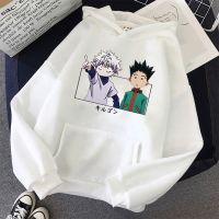 HxH Hoodie Baka Killua Hoody Anime Sweatshirts /Men Hunter X Hunter Gon Printed Pullovers Long Sleeve Harajuku Fashion Tops Size XS-4XL