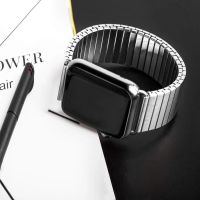 Elastic Watchband for Iwatch 38mm 40mm 44mm 42mm Woman Stainless Steel Band for Apple Watch Series 6 5 4 3 Se 7 41mm 45mm Strap