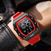 hot style Barrel-shaped Richard style electronic watch fashion mens multi-function calendar luminous waterproof sports and leisure