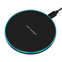 LEEOUDA Fast Wireless Charger For Samsung S22 S21 Note 20 Type C Charging Pad for iPhone 14 13 12 11 XS XR X 8 Airpods 3 Pro 2