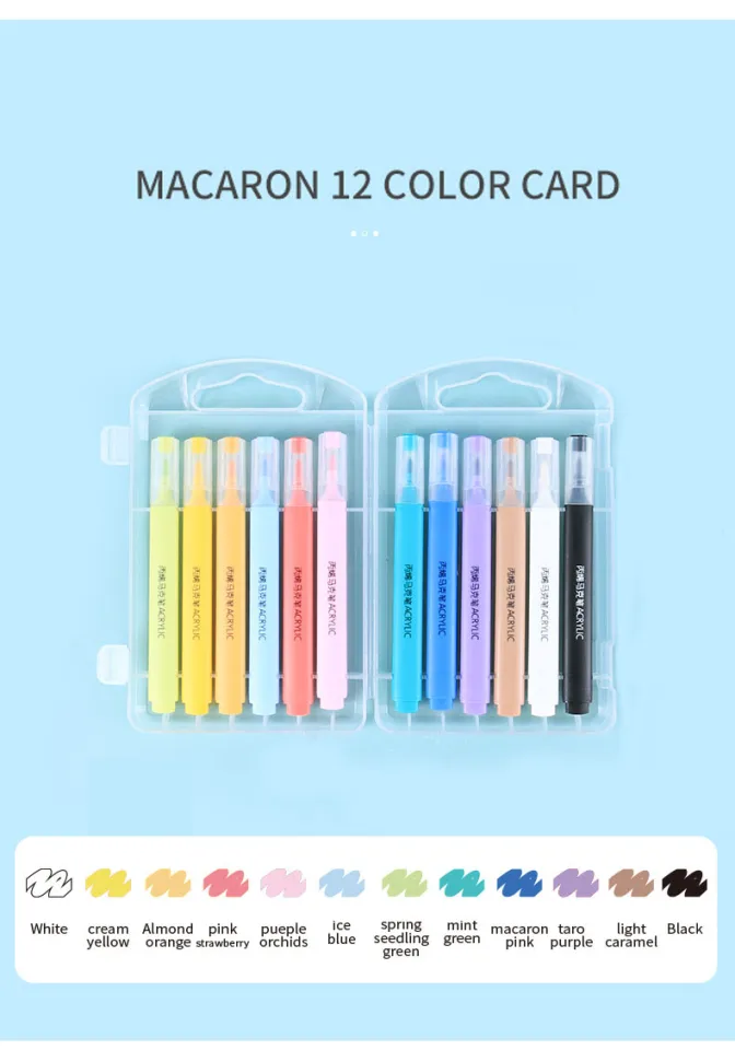 Giorgione Acrylic Marker Pens, Waterproof And Quick-drying Ink, Available  In 12/24/36/48 Colors, Perfect Art Supplies For Beginners, Students And Professional  Artists - Temu