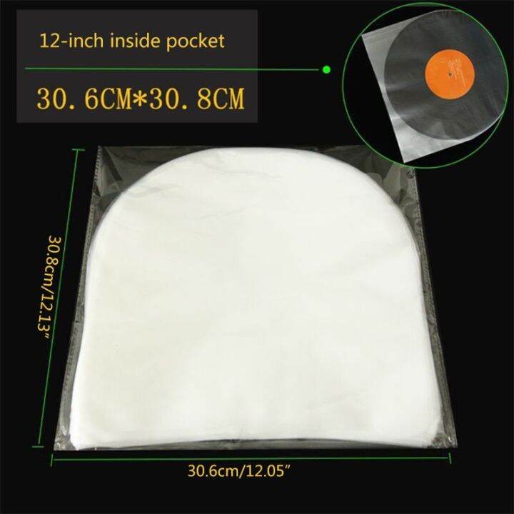 exclusive-50pcs-12-vinyl-record-protector-lp-record-plastic-bags-anti-static-record-sleeves-outer-inner-plastic-clear-cover-container