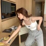 Áo hai dây body nữ croptop