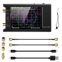 NanoVNA-H Vector Network Antenna Analyzer 10KHz-1.5GHz MF HF VHF UHF with Shell SD Card Slot Digital Nano VNA-H Tester