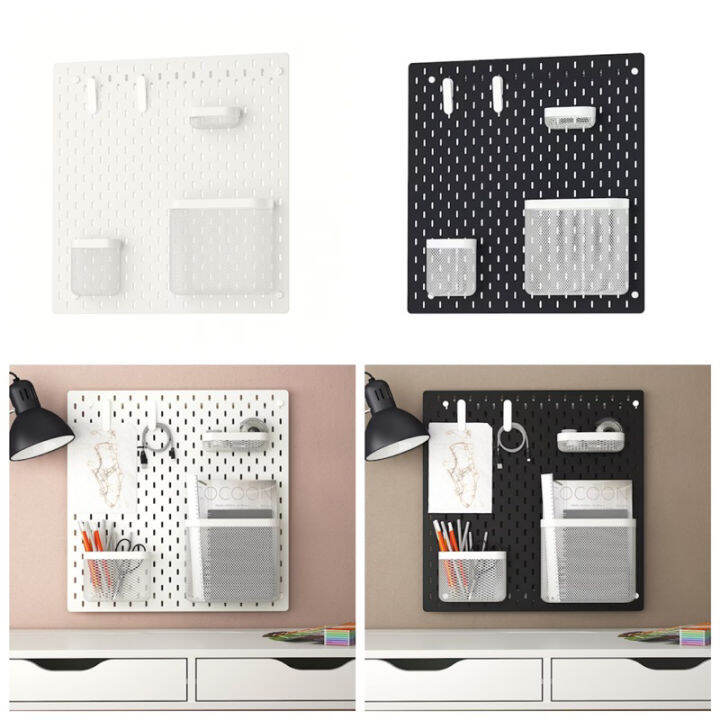 𝑰𝑲𝑬𝑨 SKADIS Full Set Wall Organizer Kitchen Wall Organiser Office Storage System Rak Dinding