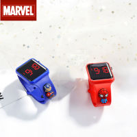 Marvel กีฬานาฬิกา การ์ตูนกันน้ำ Led Digital Block นาฬิกาเด็กเด็กวัยรุ่นสร้อยข้อมือของเล่น Gift