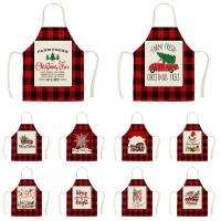 Red christmas pattern Apron for kitchen cooking accessories kitchen accessories aprons for women baking accessories Child apron