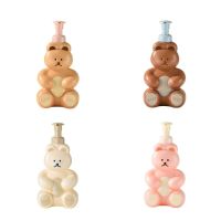 New Product Foaming Soap Dispenser Cartoon Bear Refillable Container Cosmetic Shampoo Shower New