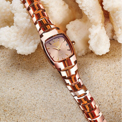 Orus นาฬิกาผู้หญิงวินเทจ,เรียบง่ายหน้าปัดสี่เหลี่ยมเล็กและของขวัญที่สวยงาม