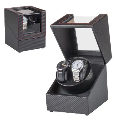 *พร้อมส่ง*กล่องใส่นาฬิกา กล่องนาฬิกา Watch Box กล่องหมุนนาฬิกา 2 เรือน กล่องหมุนนาฬิกาอัตโนมัติ กล่องเก็บนาฬิกา Watch Winder