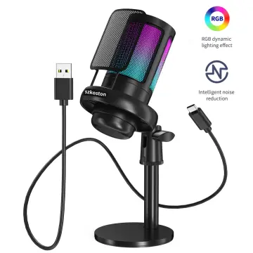  Lioncast Pair Of Universal USB Microphones Compatible with  Computer and Karaoke Gaming; Compatible with Wii, PS5/Playstation 5, PS4 &  PC Games as SingStar, Lets Sing, We Sing; 3m cable – Black 
