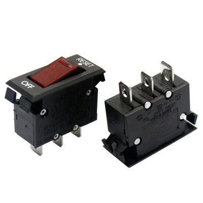 【LZ】 2PCS Approach SS-001 illuminated red rocker switch thermal overload protector circuit breaker with light