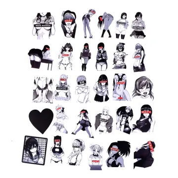 New 50 Pieces Kawaii Kuromi Stickers Cute Hello Kitty Stickers for