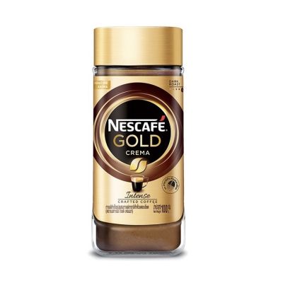 Nescafe Gold Crema Intense เนสกาแฟโกลด์ เครมมา อินเทนส์ แบบขวด 100 กรัม