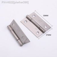 2PCS 304 Stainless Steel AAA Hinge Gift Box Bag 2 Inch 50x37x1.2mm Small Hinge Cabinet Door Hinge Small Hinge