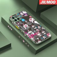 เคส JIUMOO สำหรับ Infinix Smart 6 HD Smart 6 Plus เคสลายการ์ตูน Sanrio Kuromi บางเฉียบด้านหลังแข็งเคสขอบซิลิโคนนิ่มดีไซน์ใหม่เคสป้องกันเลนส์กล้องคลุมทั้งหมดกันกระแทก