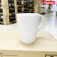 [1ใบ] แก้วกาแฟเมลามีน แก้วมัค สีครีมขาว Flowerware C2352-3 Melamine Coffee Mug Cup