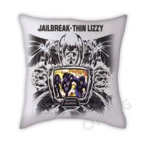 xzx180305   Thin Lizzy Rock 3D พิมพ์โพลีเอสเตอร์ตกแต่งโยนปลอกหมอนสแควร์ซิปกรณีแฟนของขวัญการตกแต่งบ้าน