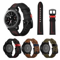 20mm/22mm Bracelet Huawei watch GT/2/2e/Pro strap for Samsung Galaxy watch 3/46mm/42mm//Gear S3/Active 2 40mm 44mm leather band