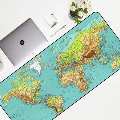world map Gaming Large Mouse Pad