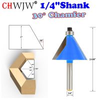 1pc 1/4－ก้าน 30 องศาลบมุมเอียงเราเตอร์บิตตัดไม้บิตงานไม้บิต－Chwjw-13905q