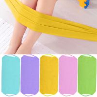 Exfoliating Rubbing Bath Towel Washcloth Elastic Shower Body Scrub Cleaning Massage Bath Towel Strap Body Washing Clean Towel