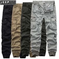 JEEP SPIRIT 1941 ESTD Pantalones Cargo De Algodón Para Hombre,Ropa De Calle Militar De Longitud Completa,Chándal Táctico De Trabajo,Talla Grande