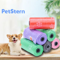 PetStern?ถุงเก็บอึแมว 1ม้วน(15ใบ) ถุงเก็บอึ ถุงเก็บอึหมา ราคาถูก ถุงเก็บขี้หมา ถุงขยะพกพา Random Color Pet Poop Bag