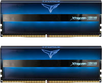 TEAMGROUP T-Force Xtreem ARGB 3600MHz CL18 32GB (2x16GB) PC4-28800 Dual Channel DDR4 DRAM Desktop Gaming Memory Ram (Blue) - TF10D432G3600HC18JDC01 32GB (16GBx2) - 3600MHz C18 3600MHz CL18-22-22-42 Blue